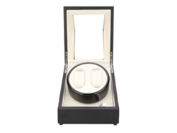 Caja Enrolladora Automática Para Relojes Beige 2+0