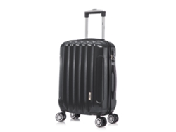 Maleta de Cabina 1990S Rk04 RAYKONG Semirígida 4 Ruedas Negro (55 x 39 x 21 cm - 45L)
