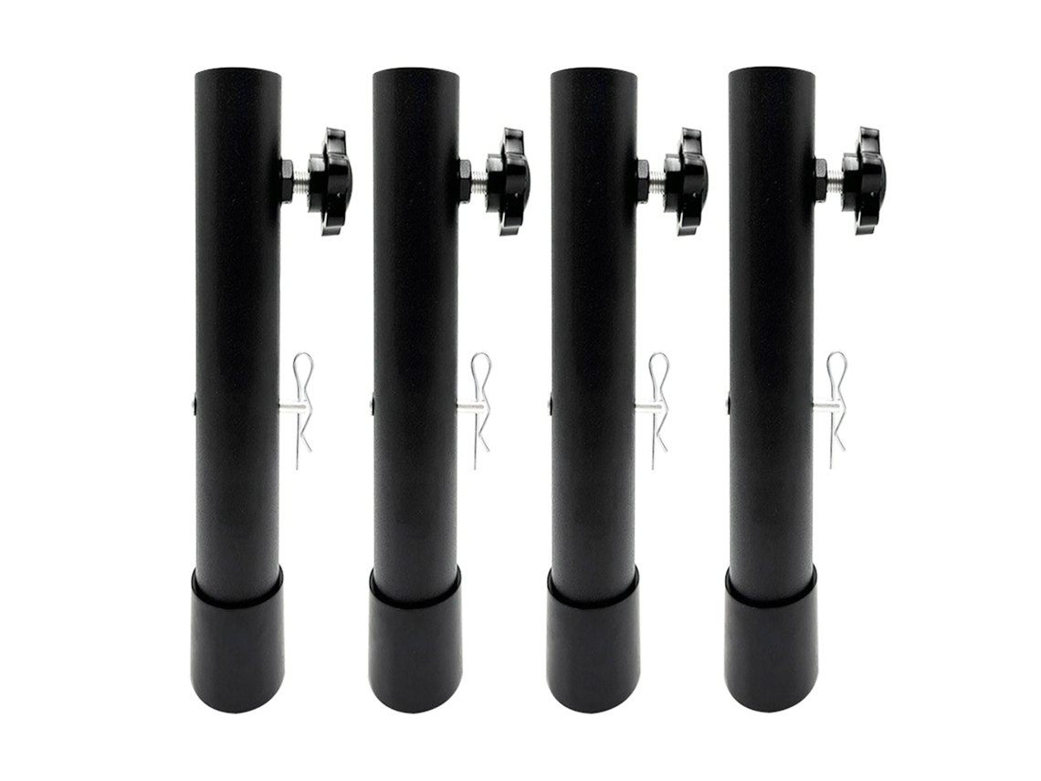 4 Extensores De Patas De Mesa Plegables De Acero Inoxidable, Altura De Encimera 17,3 Pulgadas (44 Cm)