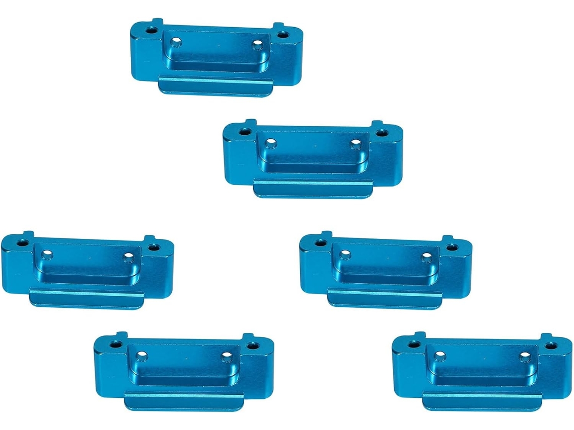 Kit de mejora de parachoques trasero de repuesto para coches RC, 6 piezas, compatible con A959 b, A969 be y A979 b, azul. SFUSHOS