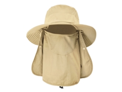 Gorra De Sol Con Protección Uv Visera Ancha Flap Cuello Cubreboca Gorra Multifuncional Para Senderismo Pesca Playa Safari