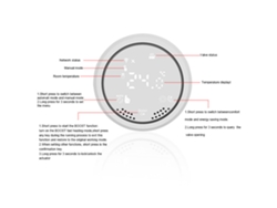 Válvula Termostática Inteligente Zigbee 3.0 Trv, Programable, Con Control Remoto Y Compatible Con La Aplicación Smart Life.