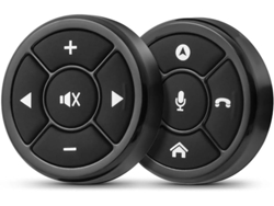 Juego De 2 Botones Multifunción Con Cable Para Volante Abs Con Navegación, Para Interior De Coche, 3,6 X 0,8 Cm.