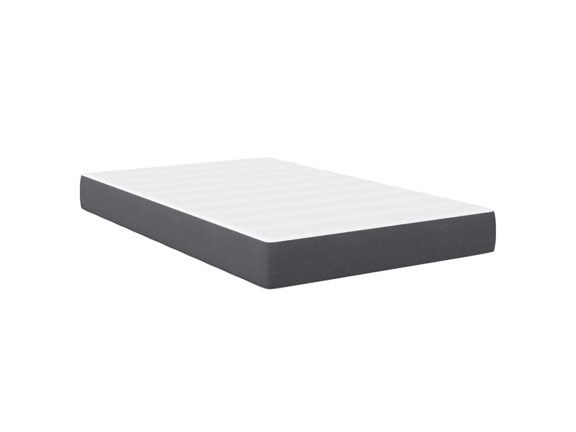 Colchón De Cama Con Colchón Gris 120 X 190 Cm Tela