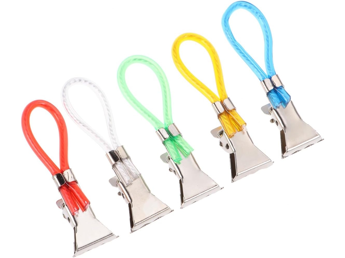Pinzas 20 Metálicas Para Toallas Con Cuerda
