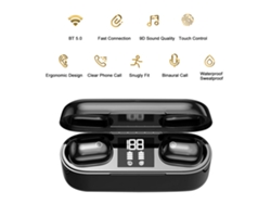 Auriculares Inalámbricos Bluetooth 5.0 Con Control Táctil Y Estuche De Carga Resistente Al Agua De 2500 Mah.