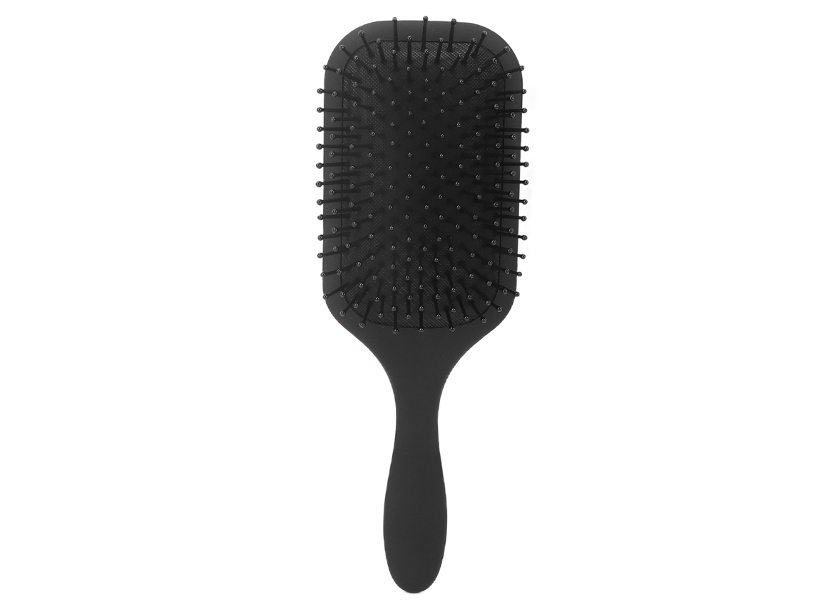 Pente De Cabelo Com Amortecedor De Ar Para Desembaraçar Estilo E Massagem Cabelo Cacheado Liso Preto