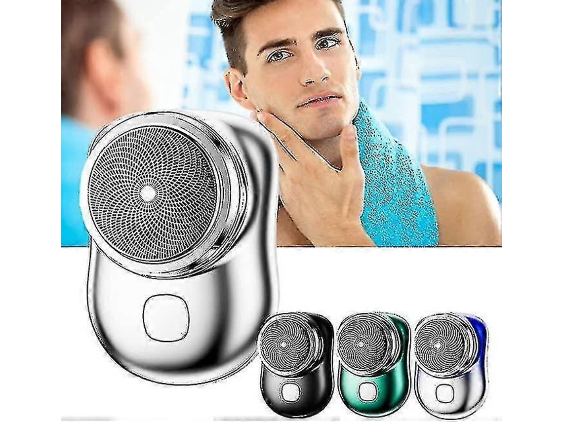 Mini afeitadora eléctrica portátil, mini afeitadora eléctrica portátil, afeitadora eléctrica para hombres, tamaño de bolsillo Rosewell