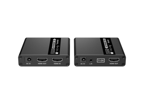 Adaptador HDMI TECHLY de Extensión Av Transmisor y Receptor Av - Negro