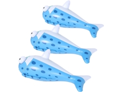 Juego De 3 Peces Inflables Flotantes, De Inflado Rápido, Portátiles