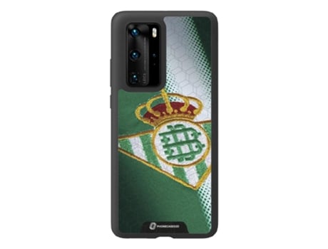 Funda Móvil Oficial Real Betis Fc para Huawei P40 Pro PHONECASES3D Piel Sintética Negro