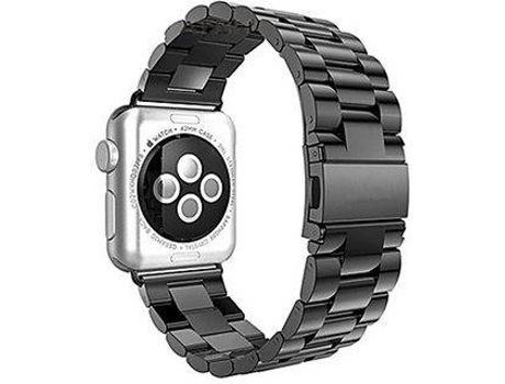 Kit Brazalete, Herramienta y Protector de Pantalla de Hidrogel para Apple Watch Series 6 PHONECARE Stainless Lux Negro