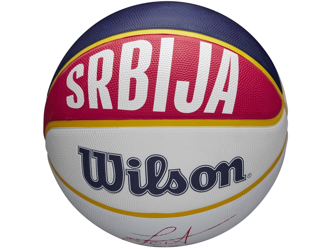 WILSON Nba Jugador Ubicación Nikola Jokic Outdoor Ball Wz4006701Xb Unisex Blue Basketball Balls 7 Me