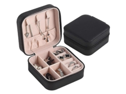 Joyero portátil para viajes, mini joyero para guardar joyas Hengjian