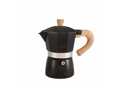 Cafetera de Aluminio con Mango de Madera 150ml JEIIBRZUI