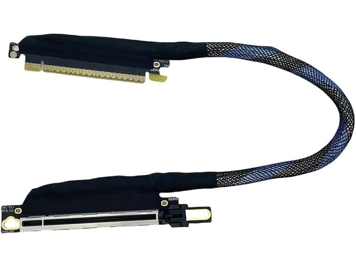 Cable Para Tarjeta Gráfica Pcie 5.0 X16 Gpu Silver Gen5 64gt/s Para Servidor