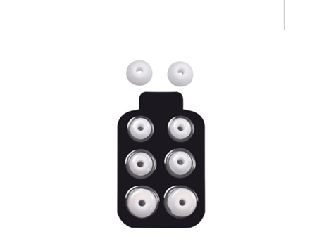 Pontas auriculares de silicone para fones de ouvido Beats X e urbeats 3.0 Blanco