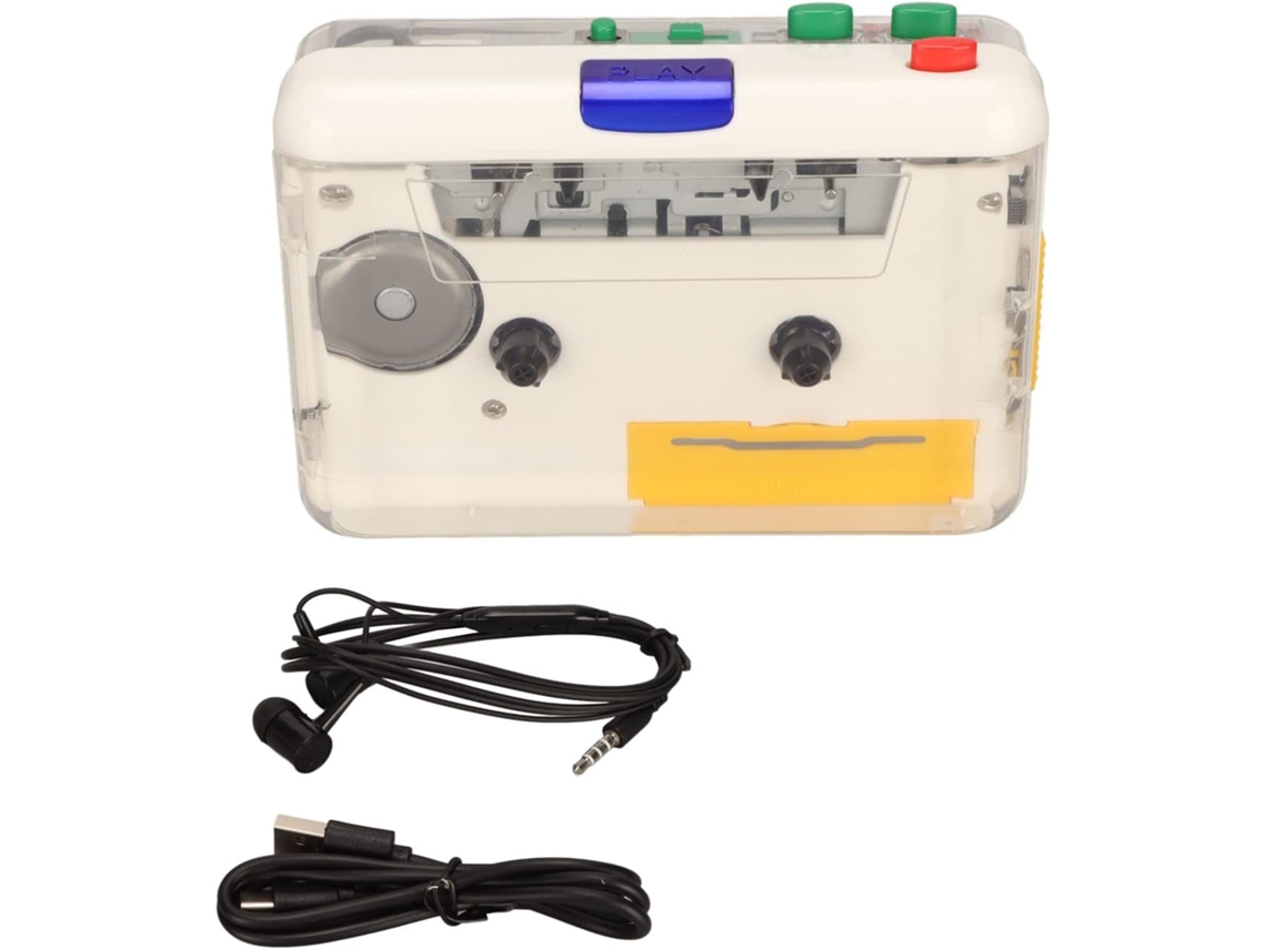 Reproductor De Grabación Portátil Con Convertidor De Casete A Mp3