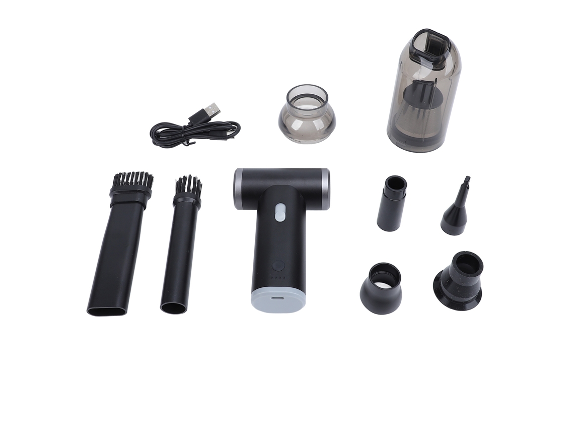 Soplador de aire comprimido de 110000 rpm, recargable y ajustable, con 4 boquillas.