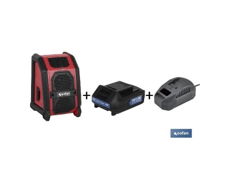 Pack de altavoz bluetooth, bateria 1.5ah y cargador