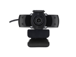 Cámara Web Hd 1080p Con Micrófono, Cámara Usb2.0 Giratoria 360° Y Tapa Protectora
