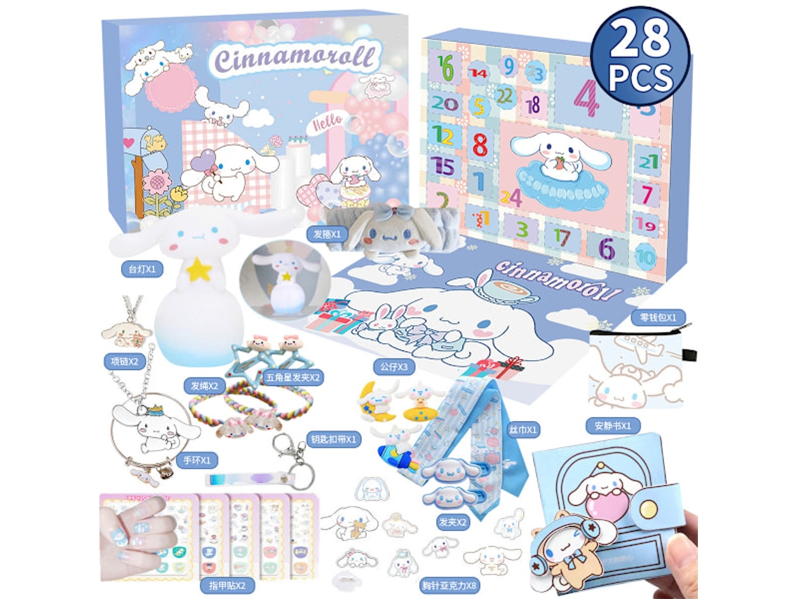 Calendario de Adviento Kuromi para Niñas 2026 Calendario Navideño Accesorios Decoraciones Navideñas Kuromi Kuromi Aeuzwr