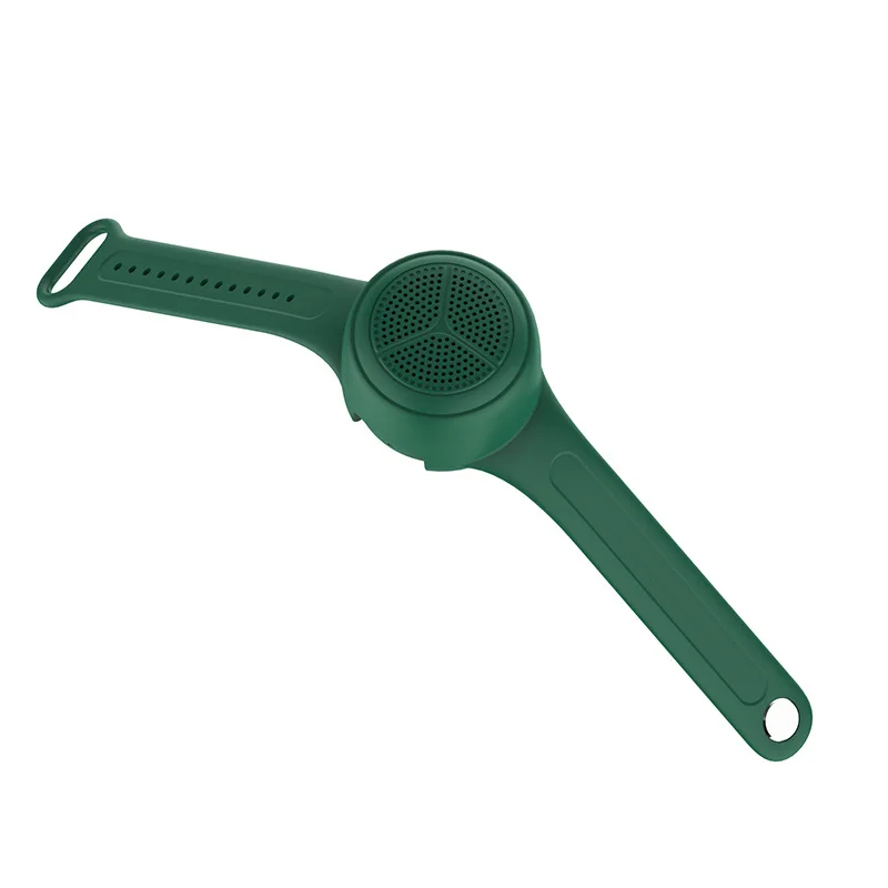 (verde, Con Correa De Reloj) Mini Altavoz Inalámbrico Bluetooth, Volumen Alto, Transmisión Portátil