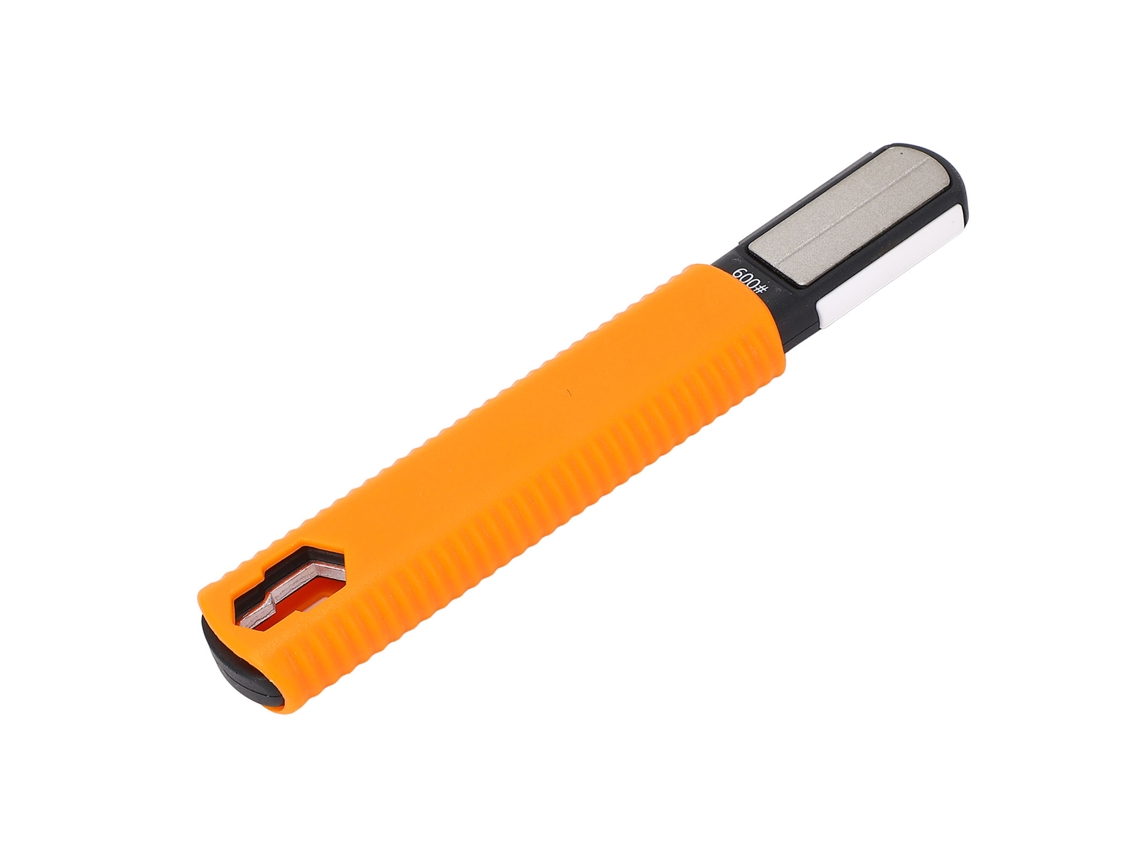 Afilador De Cuchillas Llave 10mm 13mm Herramienta Jardín Múltiple Para Afilar Cuchillas De Cortacésped Tijeras De Jardín Hacha Naranja