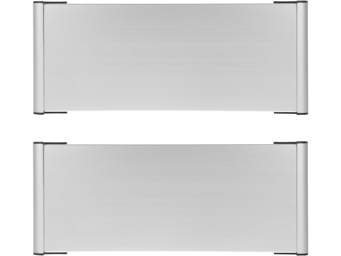 Soporte De Aluminio Para Carteles De Puerta De 12x28 Pulgadas Con 2 Placas Para Letreros De Oficina.