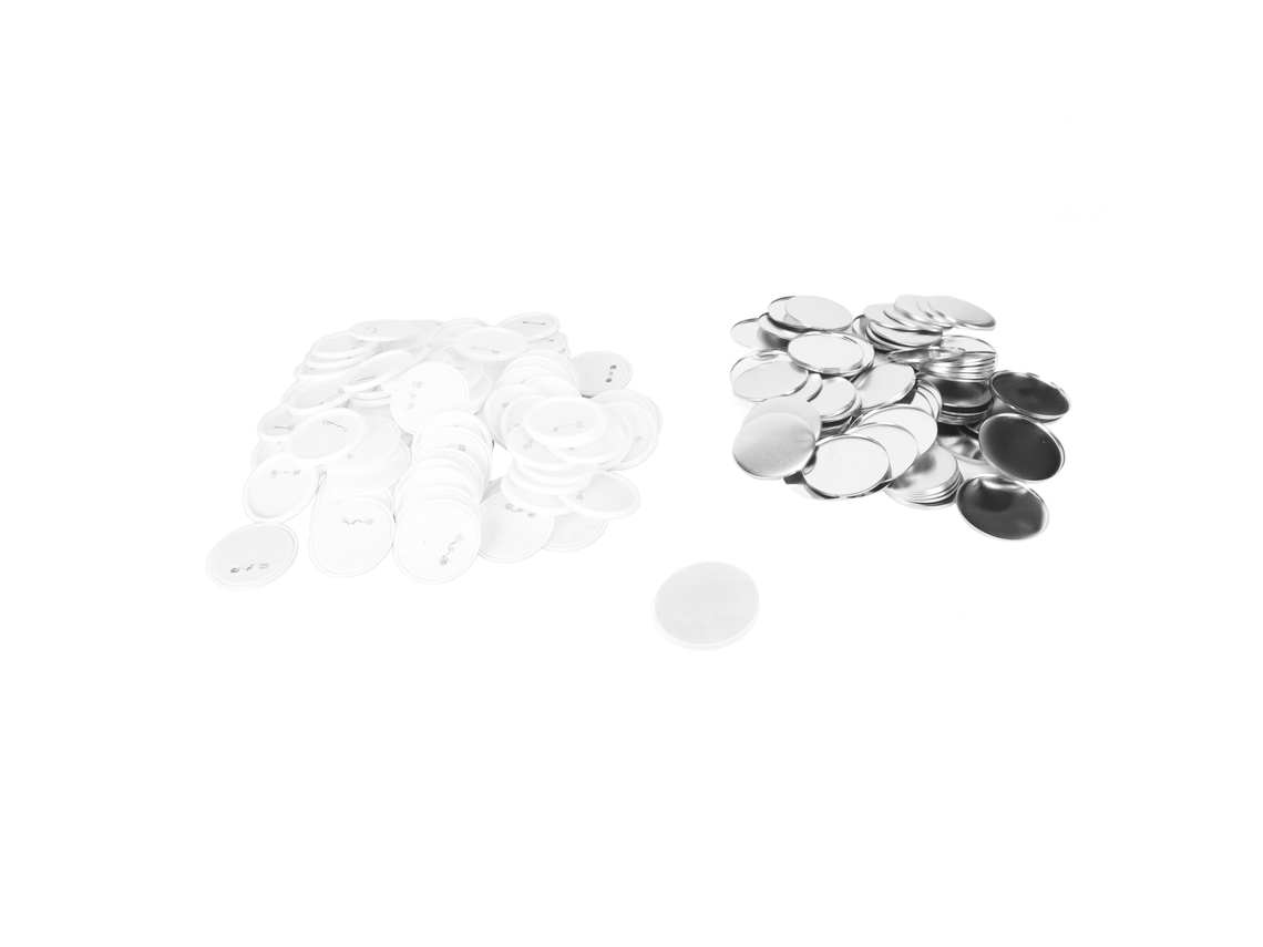 100 Juegos De Piezas De Botones Resistentes A La Corrosión Para Máquinas De Fabricación De Botones De 75 Mm