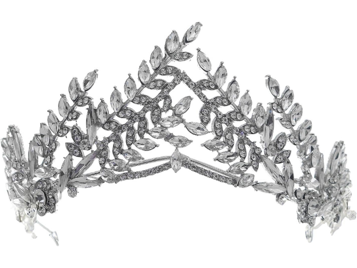 Corona duradera, magnífica tiara para el cabello, joyería elegante, accesorio exquisito, decoración.