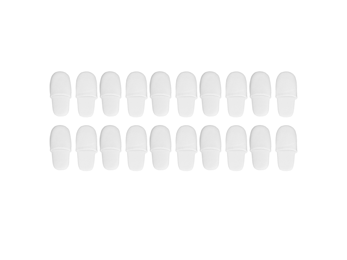 10 pares de pantuflas desechables con suela cómoda de 29 x 12 cm, tamaño adecuado para garantizar la seguridad, pantuflas de viaje desechables, pantuflas recortadas