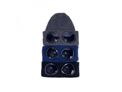 2026-gorro De Punto Ligero De Algodón Con Gafas Uzq Talla Única Negro Azul Marino Plata Azul Azul