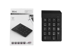 Teclado numérico inalámbrico Bluetooth de 2,4 pulgadas con 18 teclas, mini teclado de oficina adecuado para bicicletas eléctricas de negocios.
