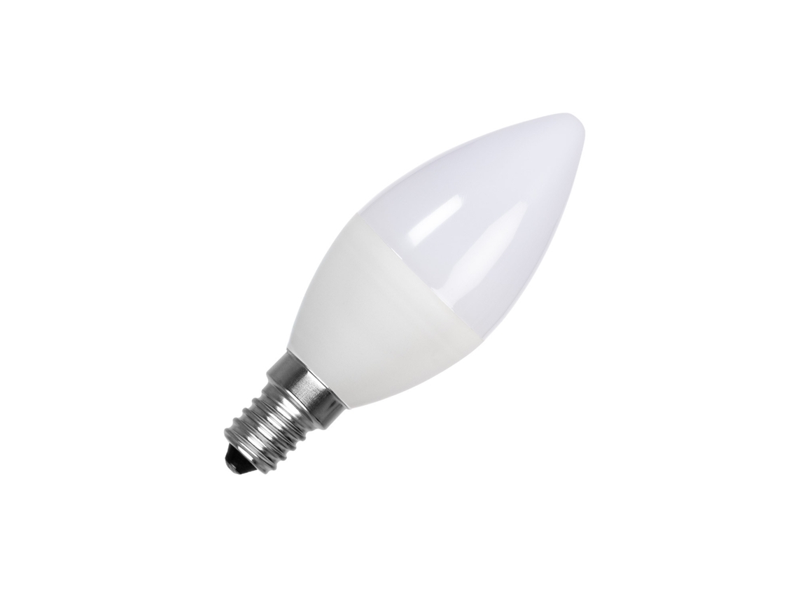Bombilla LED 12/24v E14 5w 450 Lm C37 Sin parpadeo 3000k Blanco cálido Ledkia