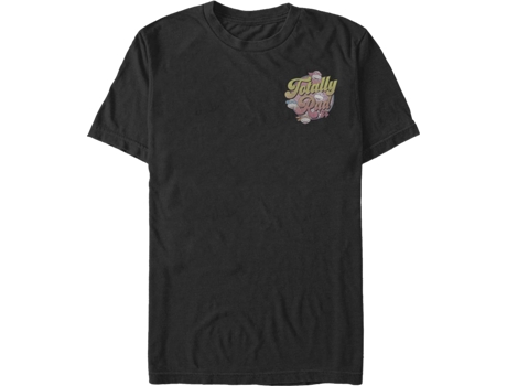Camisetas Unisex DEEPSTONE Totally Rad '84 Teenage Mutant Ninja Turtles Negro (XXXL)