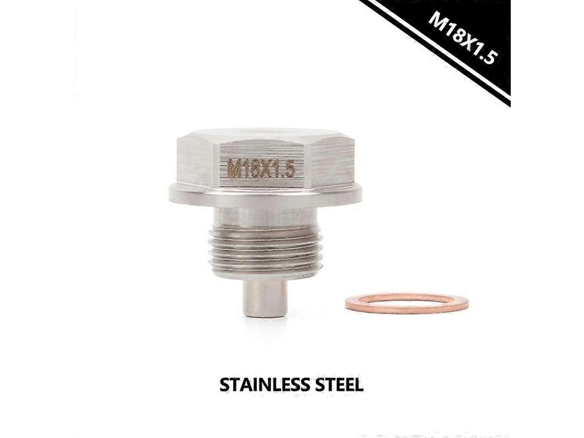 Tuerca De Drenaje Magnética Para Motor Con Junta M14x1.5 M16x1.5 M18x1.5 Acero Inoxidable M18 1.5