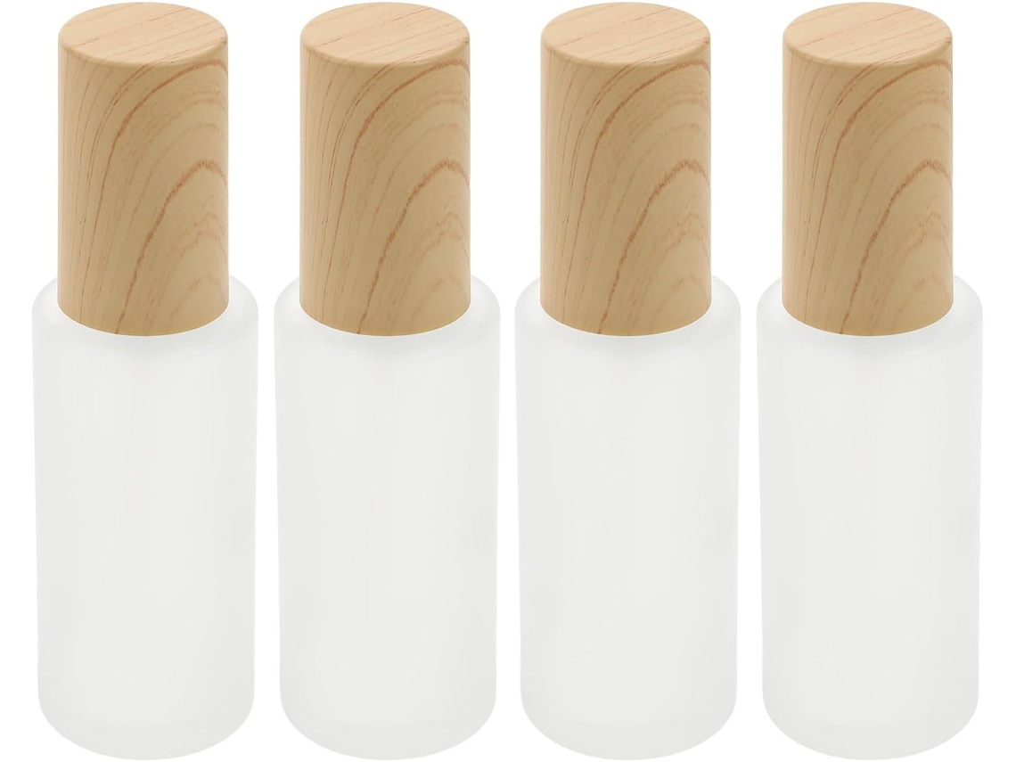 Conjunto De Frascos Spray Foscos Para Loções E Cremes De Banho.