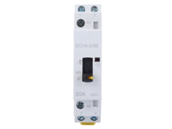 Contactor De Ca Doméstico Bch8-20m 2p20a 24v 1no 1nc Con Función Manual