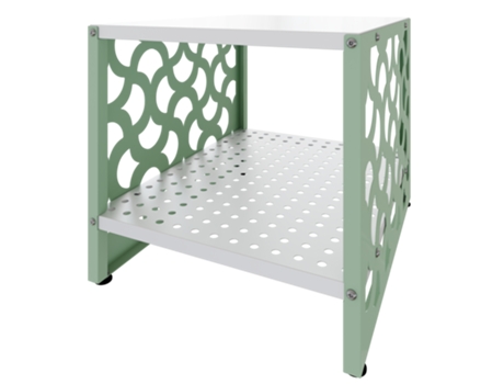 Cabecero Dominio Metálico Estantes DOMÍNIO METÁLICO Metal Verde (40x50x60cm)