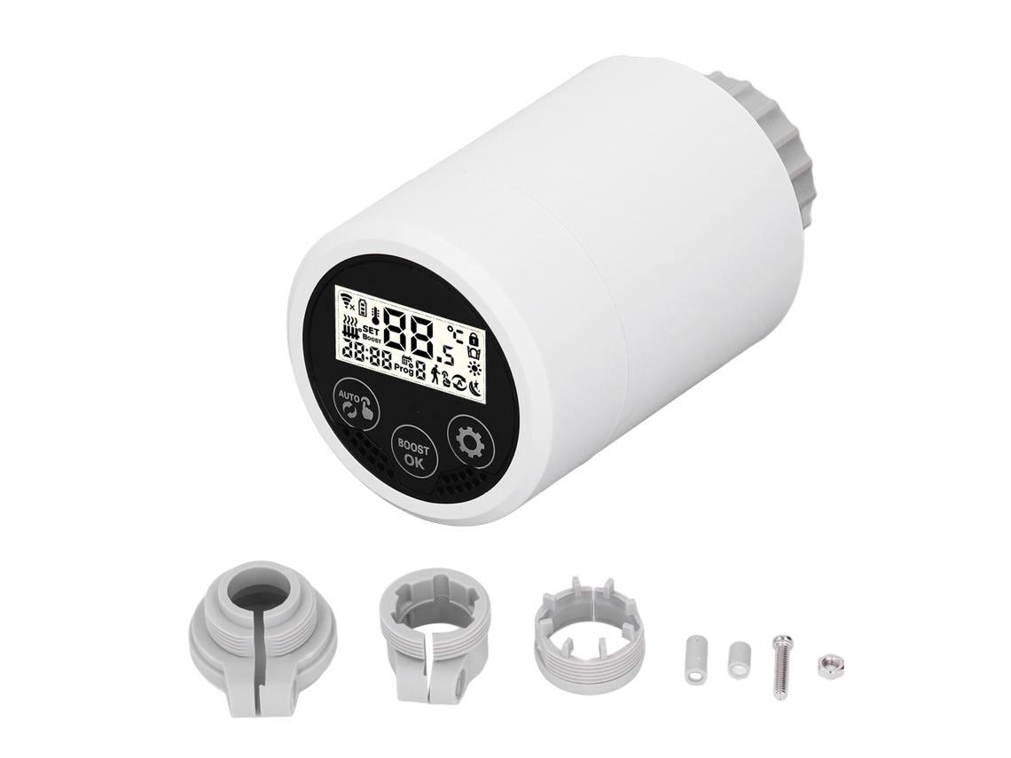 Válvula Termostática Inteligente Para Radiador Con Control Por Voz Mediante Aplicación Y Zigbee