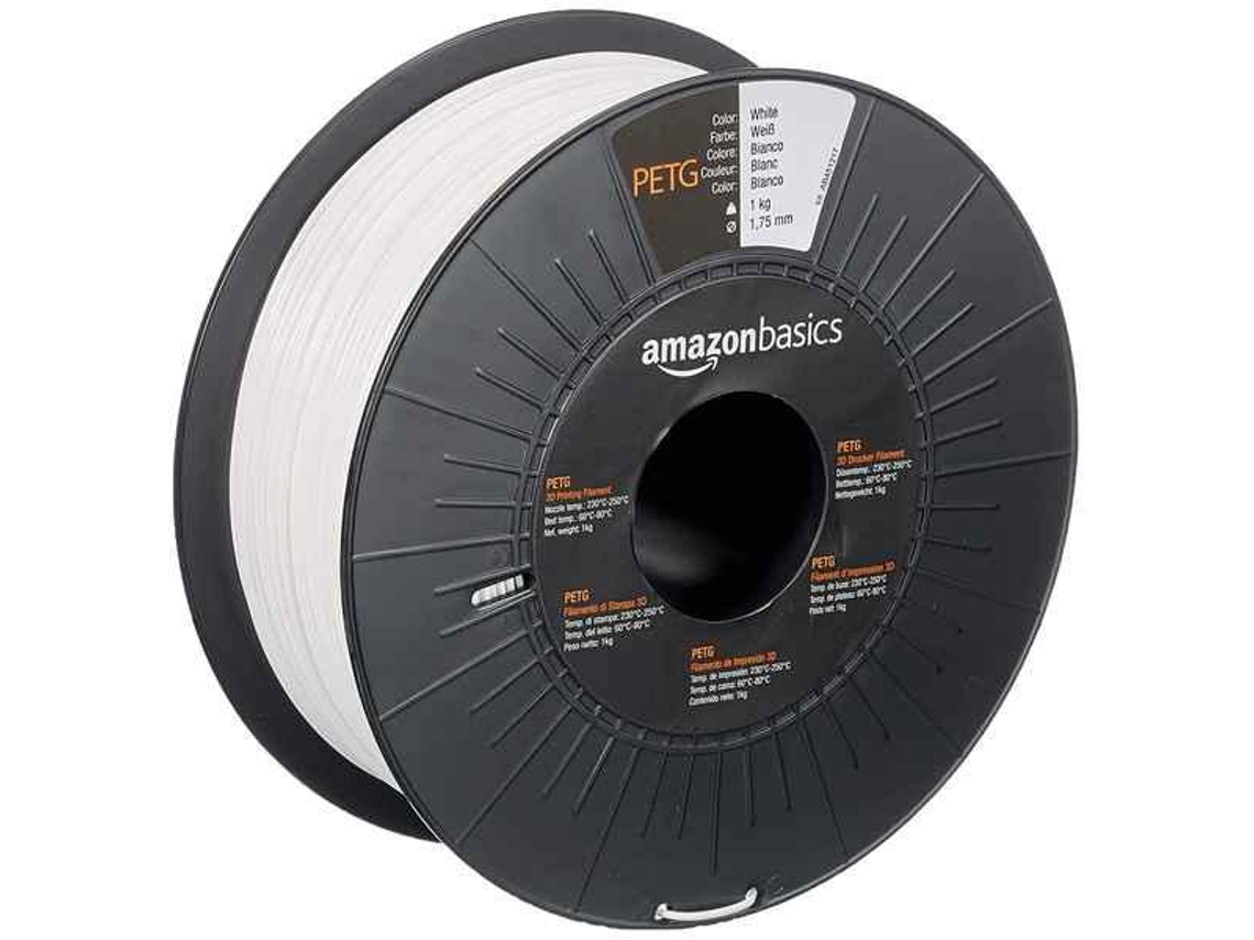 Bobina de filamento blanco de 1,75 mm (Reacondicionado Señales de Uso)