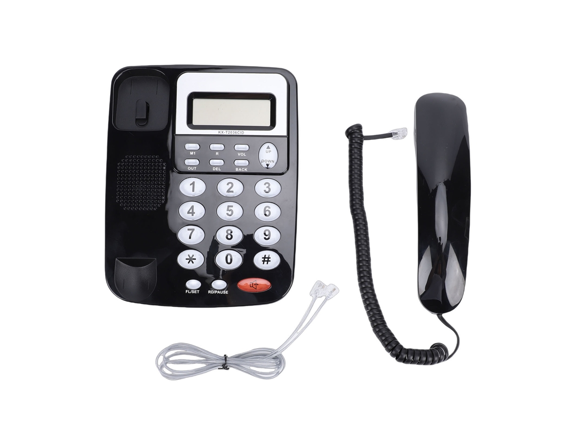 Telefone Fixo LAXISCREED Kx t2036cid com Identificador de Chamadas