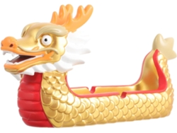 Cenicero Resina Diseño Dragón Dorado Contenedor Cenizas Resistente Calor Pequeño Hogar Oficina Decoración