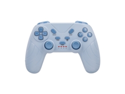 Mando inalámbrico Bluetooth Pro 6 en 1 para Switch 2, PC, Android TV e iOS, con sensor de movimiento y doble vibración, azul claro. Aeuzwr
