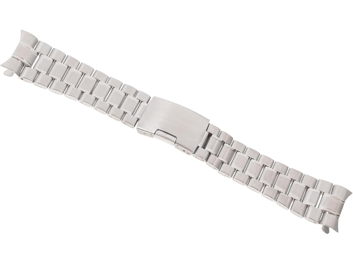 Correa Acero Inoxidable Extremo Curvo Reloj Hombre Diarios Eventos Formales Usos