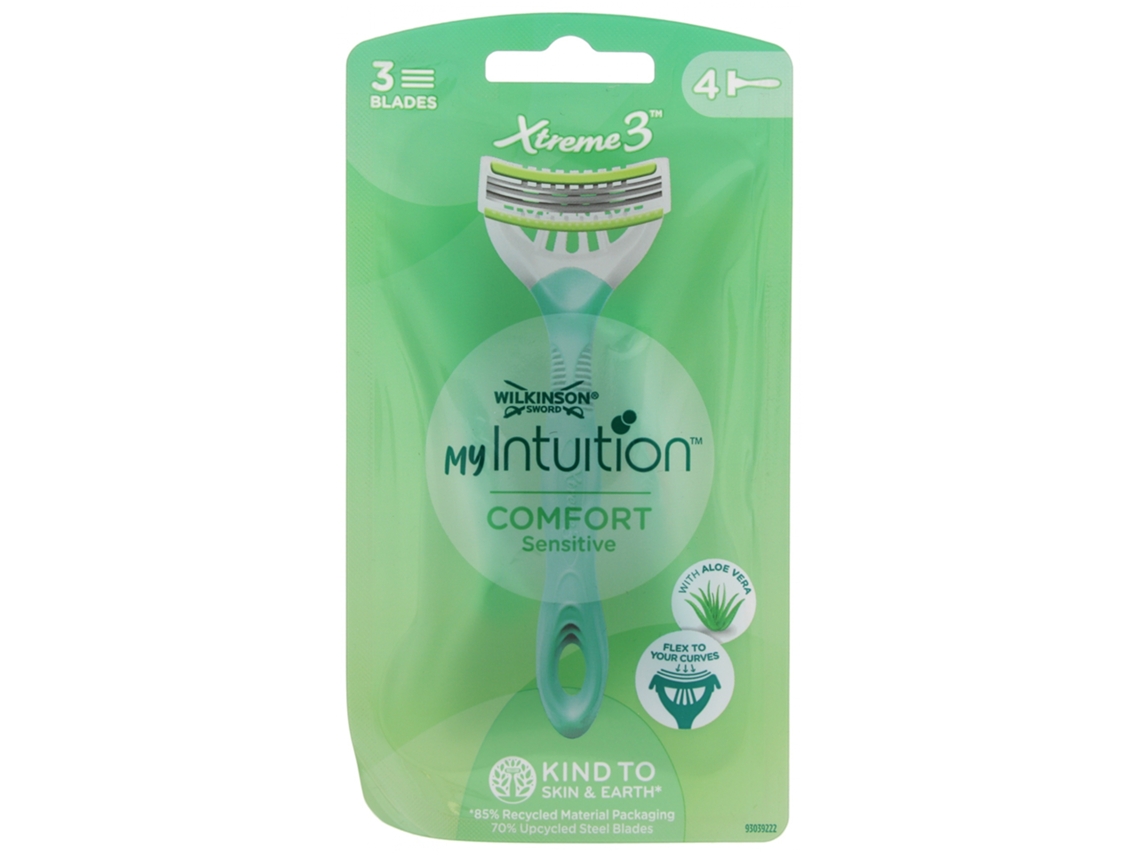 Maquinillas de Afeitar Desechables Myintuition Xtreme 3 Comfort Sensitive 4 WILKINSON