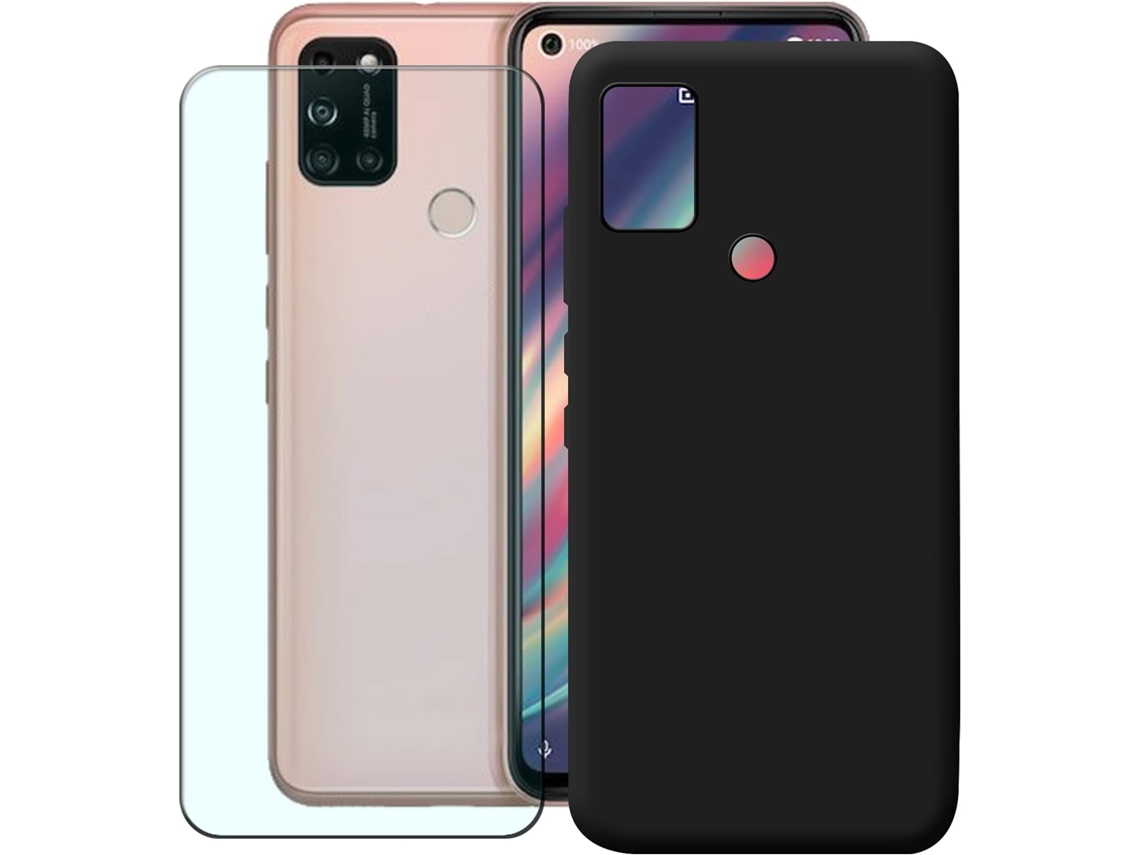 Protector de Pantalla Proteção Parachoque para Wiko View5 HONGWE. Negro