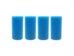 4 Esponjas Reutilizables Y Lavables Para Filtros De Piscina Tipo A, Azules, 20x10cm, Rcdblue