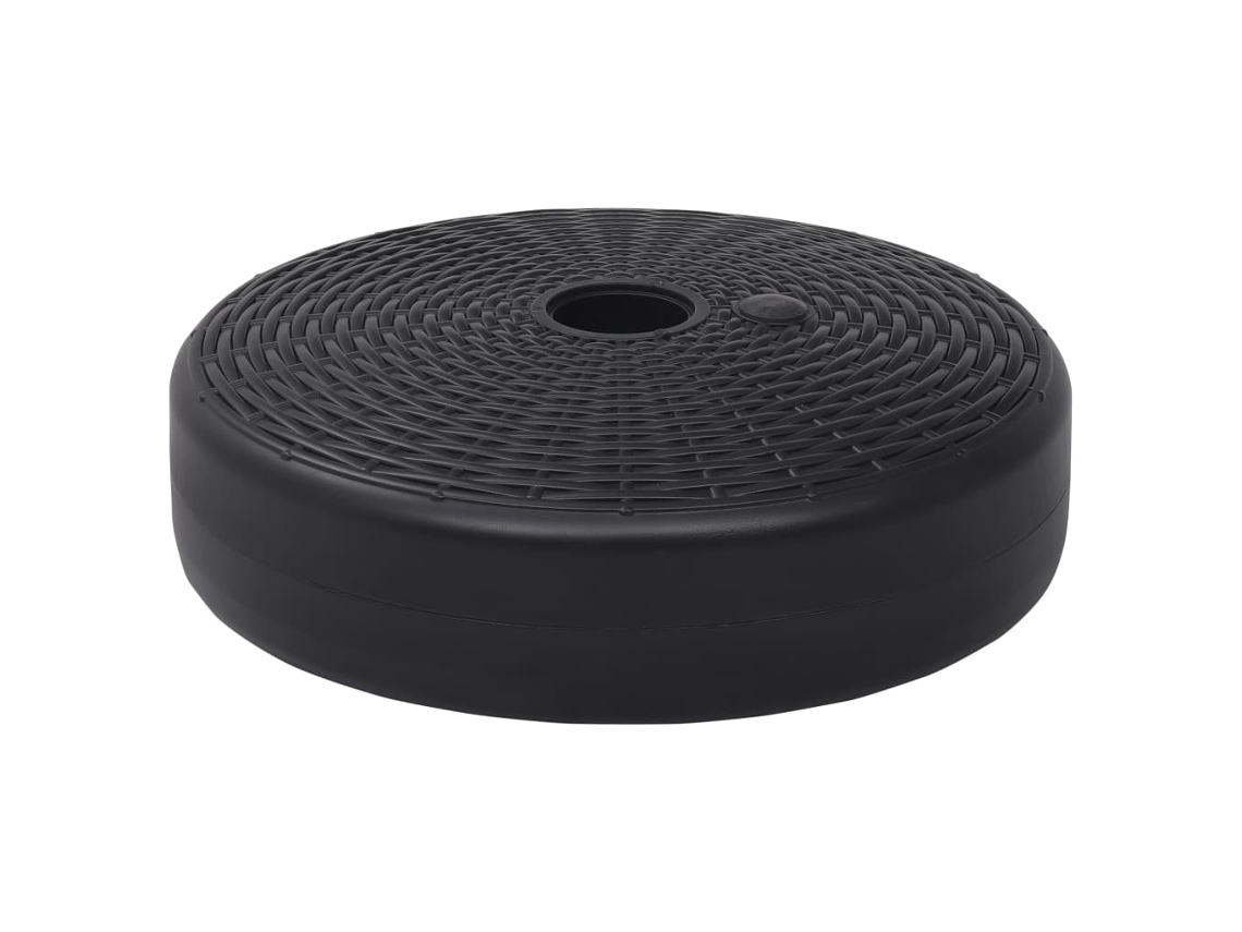 Maison Exclusive - Base De Sombrilla Rellenable Con Arena/agua Negro 24 L